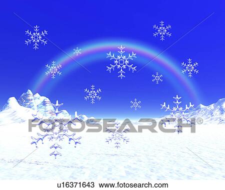 Stock Image - Snowflake. Fotosearch