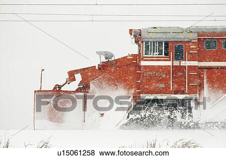 Stock Photo - Snowplow. Fotosearch