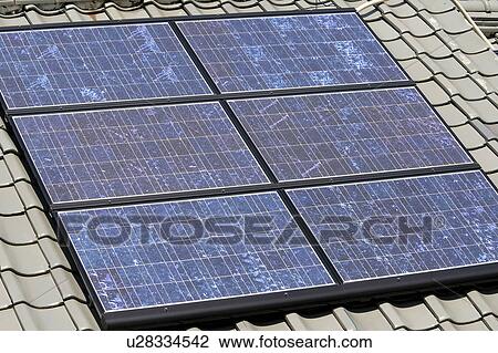 Stock Image - Solar panel. Fotosearch