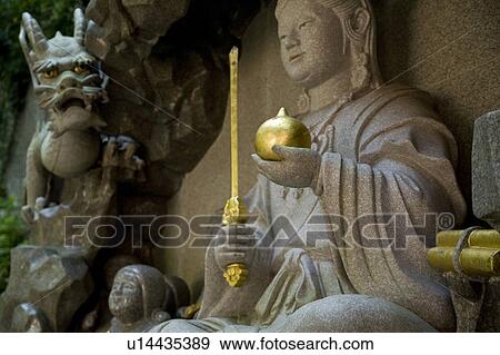 Statue at shrine View Large Photo Image Stock Photo - Statue at shrine. Fotosearch