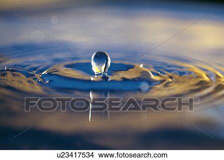 Picture - Water drop. Fotosearch