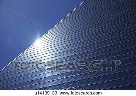 Windows on tall building View Large Photo Image Stock Photo - Windows on tall building. Fotosearch