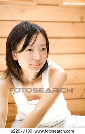 Woman doing exercise View Large Photo Image Stock Photograph - Woman doing exercise. Fotosearch