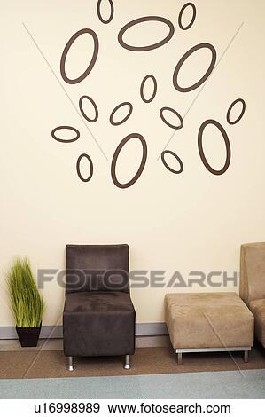 Stock Photo - Interiors of a living room. Fotosearch