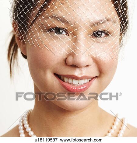 Portrait of a bride smiling View Large Photo Image Stock Photo - Portrait of a bride smiling. Fotosearch