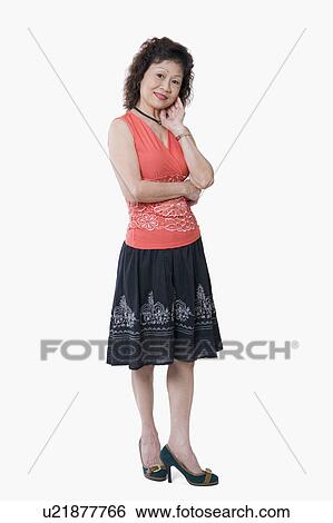 Portrait of a senior woman smiling View Large Photo Image Stock Photograph - Portrait of a senior woman smiling. Fotosearch