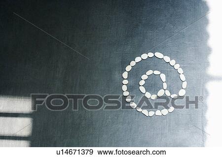 Stock Photo - Close-up of an 'at' symbol. Fotosearch