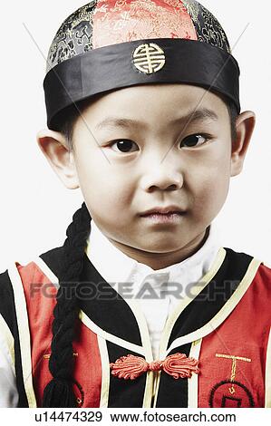 Portrait of a boy thinking View Large Photo Image Stock Photo - Portrait of a boy thinking. Fotosearch