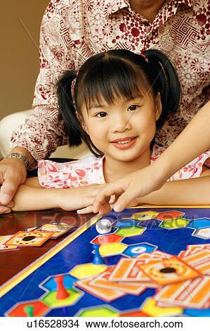 Picture - Portrait of a girl smiling. Fotosearch