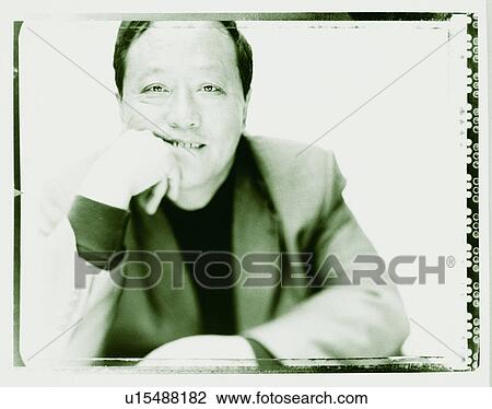 Stock Image - Portrait of a mature man . Fotosearch