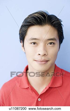Stock Image - Portrait of a young man. Fotosearch