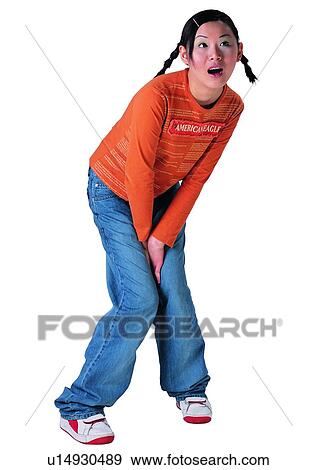 Stock Photo - Casual Clothing, Indoor, Expression, 16-17 Years, Asian Ethnicity. Fotosearch