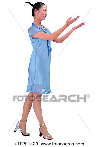 Clipping Path, Casual Clothing, Standing, Cut Out, One Young Woman Only, One Person, Asian Expression View Large Photo Image Stock Photo - Clipping Path, Casual Clothing, Standing, Cut Out, One Young Woman Only, One Person, Asian Expression. Fotosearch