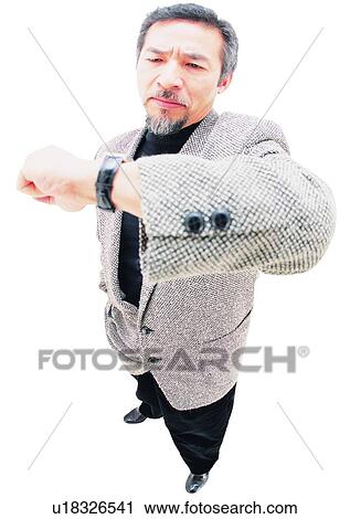 Gesture, One Mature Man Only, Model, Asian, Clipping Path View Large Photo Image Stock Image - Gesture, One Mature Man Only, Model, Asian, Clipping Path. Fotosearch