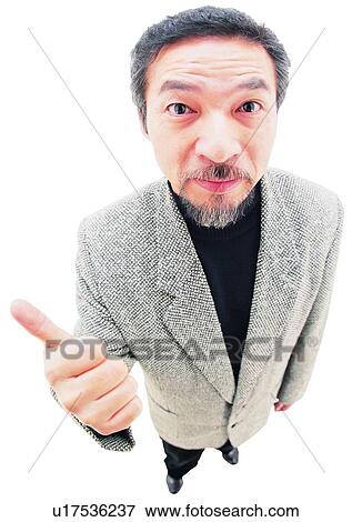 Stock Photo - Hand Sign, Model, Clipping Path, Success. Fotosearch