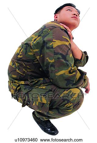 Stock Image - White Background, Clipping Path, Young Adult, One Person, Lifestyles. Fotosearch