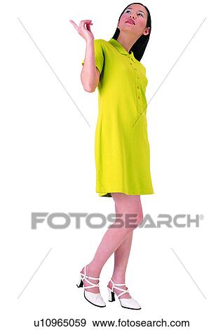White Background, Pointing, Indoor, Model, Gesture View Large Photo Image Stock Photo - White Background, Pointing, Indoor, Model, Gesture. Fotosearch