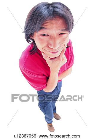 Stock Photograph - Young Adult, Smiling, Portrait. Fotosearch