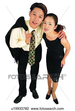 Stock Image - Colleague, Arm Around, Cut Out, Young Women. Fotosearch