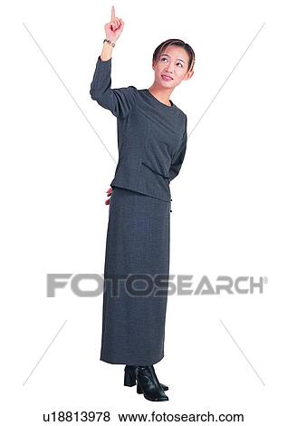 Formal Clothing, One Person, Gesture, Pointing, Cut Out, Asian Ethnicity View Large Photo Image Stock Photo - Formal Clothing, One Person, Gesture, Pointing, Cut Out, Asian Ethnicity. Fotosearch