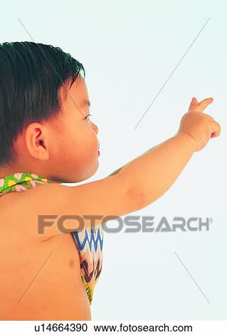 Stock Image - baby, child, toddler, boy, Asian. Fotosearch
