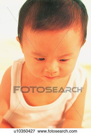 Stock Photo - toddler, baby, child, kid, Asian, cute. Fotosearch