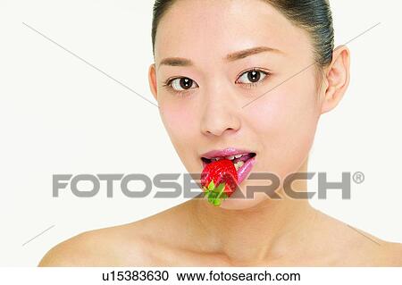 Fruits, Mouth Open, Portrait View Large Photo Image Stock Image - Fruits, Mouth Open, Portrait. Fotosearch