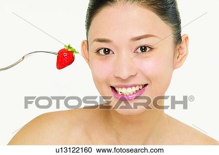 Stock Image - Head And Shoulders, Beauty, Freshness, Portrait. Fotosearch