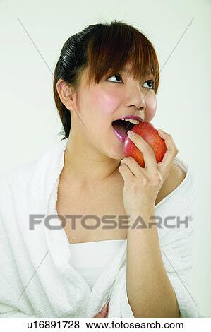Head And Shoulders, Beauty & Fruits, Freshness, Holding View Large Photo Image Stock Photo - Head And Shoulders, Beauty & Fruits, Freshness, Holding. Fotosearch