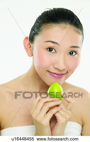 Healthy Eating, Black Hair, Beauty, White Background, Beauty & Fruits View Large Photo Image Stock Photography - Healthy Eating, Black Hair, Beauty, White Background, Beauty & Fruits. Fotosearch