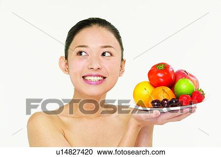 Indoor, Healthy Eating, Holding, Lime, Looking Up, Cherry, Orange View Large Photo Image Stock Image - Indoor, Healthy Eating, Holding, Lime, Looking Up, Cherry, Orange. Fotosearch
