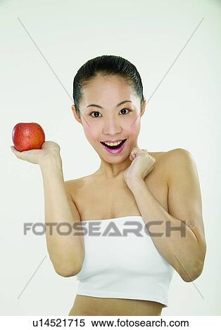 Looking At Camera, Fruit, Tube Top, Hair Back, Black Hair, Fruits View Large Photo Image Stock Photography - Looking At Camera, Fruit, Tube Top, Hair Back, Black Hair, Fruits. Fotosearch