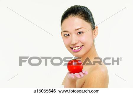 Tomato, Beauty, Toothy Smile, Beauty & Fruits, Indoor View Large Photo Image Stock Photograph - Tomato, Beauty, Toothy Smile, Beauty & Fruits, Indoor. Fotosearch