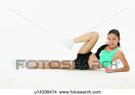 Picture - Asian Ethnicity, Black Hair, Beauty Sports, Beauty, 18-19 Years. Fotosearch