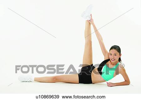 Stock Photo - Asian Ethnicity, Black Hair, Beauty Sports, Beauty, 18-19 Years. Fotosearch