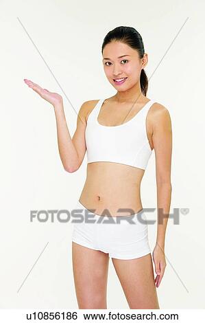 Stock Photograph - Asian Ethnicity, Black Hair, Beauty Sports, Beauty, 18-19 Years. Fotosearch