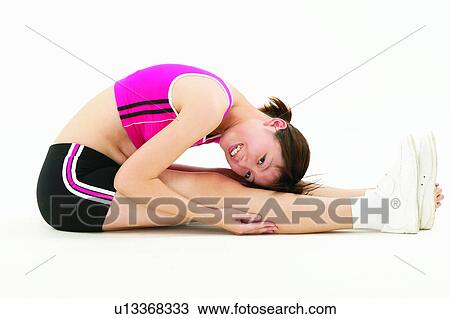 Stock Image - Beauty Sports, Sports, Lifestyles, Beauty, Flexibility, Sports Shoe. Fotosearch