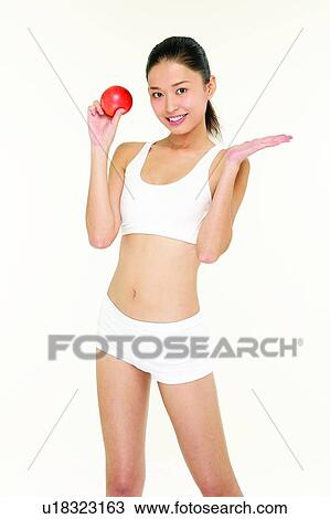 Indoor, One Person, Beauty Sports, Healthy Food, Lifestyles, Asian Ethnicity View Large Photo Image Stock Image - Indoor, One Person, Beauty Sports, Healthy Food, Lifestyles, Asian Ethnicity. Fotosearch