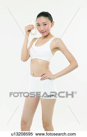 Stock Photography - Sports, Content, Young Adult, 18-19 Years, Holding, One Person, Food And Drink. Fotosearch