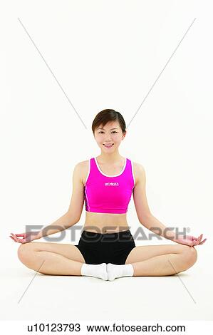 Sports, Healthy Lifestyle, Smiling, White Background, One Person, Beauty View Large Photo Image Stock Image - Sports, Healthy Lifestyle, Smiling, White Background, One Person, Beauty. Fotosearch