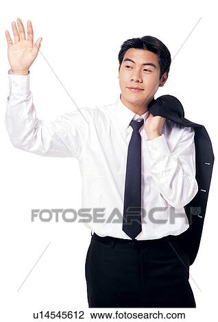 executive, young man, business attitudes asian, man only, hand in air View Large Photo Image Stock Image - executive, young man, business attitudes asian, man only, hand in air. Fotosearch