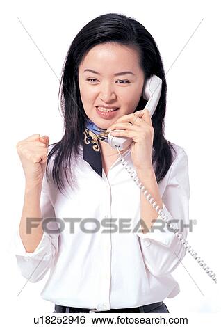 Stock Photograph - human cut outs, achievement, asian, business. Fotosearch