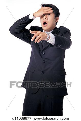 human cut outs, business attitudes asian, asian, young adult, shocked, standing View Large Photo Image Stock Photo - human cut outs, business attitudes asian, asian, young adult, shocked, standing. Fotosearch