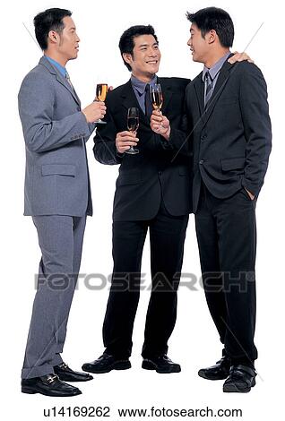 Stock Image - occupation, young adult, business attitudes, lifestyle, business, human cut outs. Fotosearch