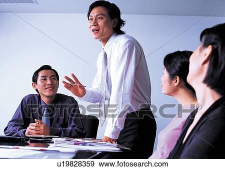 neckerchief, waist-up, toothy smile, indoor, office, group of people View Large Photo Image Stock Photo - neckerchief, waist-up, toothy smile, indoor, office, group of people. Fotosearch