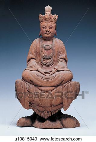 Stock Photo - buddha, buddhism, ceramics. Fotosearch