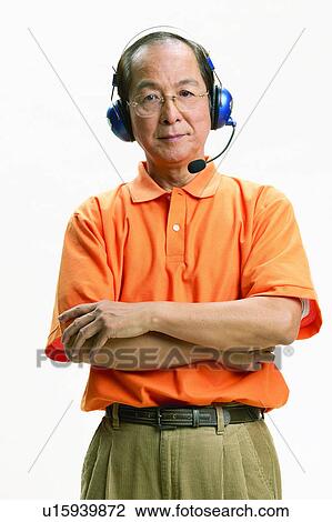 Balding, White Background, Eastern, Arms Crossed View Large Photo Image Stock Image - Balding, White Background, Eastern, Arms Crossed. Fotosearch