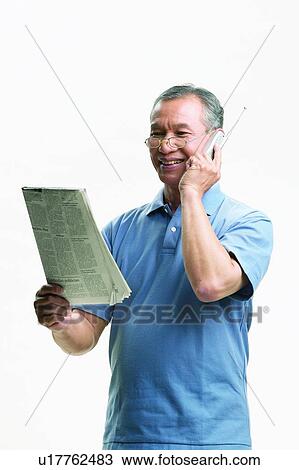 Mobility, Lifestyles, Elderly, One Mature Man Only, Asian Ethnicity, Newspaper, Holding View Large Photo Image Stock Image - Mobility, Lifestyles, Elderly, One Mature Man Only, Asian Ethnicity, Newspaper, Holding. Fotosearch