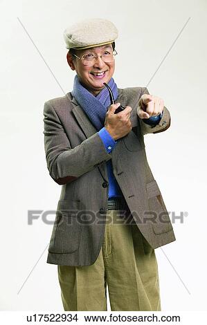 One Person, Toothy Smile, Indoor, Button Down Shirt, Elderly, Casual Clothing View Large Photo Image Picture - One Person, Toothy Smile, Indoor, Button Down Shirt, Elderly, Casual Clothing. Fotosearch