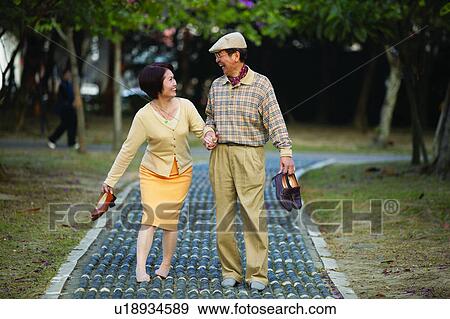 Stock Photo - Brown Hair, Fun, Golden Years, Mature Women, Enjoyment. Fotosearch